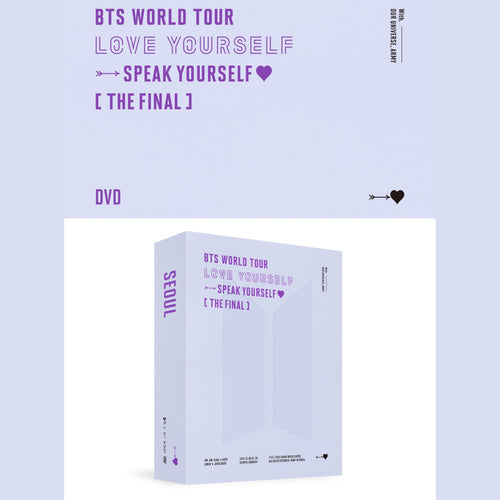 BTS OFFICIAL World Tour Love Yourself: SPEAK YOURSELF THE FINAL DVD + Weverse PO