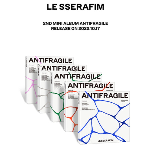 LE SSERAFIM - ANTIFRAGILE 2nd Mini Album COMPACT Ver. (You Can Choose MEMBER Version)