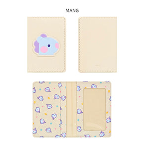 BT21 Official Minini Leather Patch Card Case