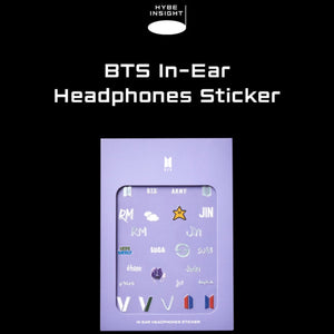 HYBE INSIGHT - BTS Official IN EAR Headphones STICKERS