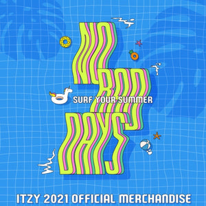 [JYP] ITZY - No Bad Days JULY Limited Monthly Kit: SURF YOUR SUMMER