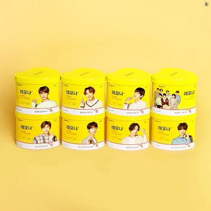 BTS LEMONA Package Vitamin Heart Shape Can (60 Sticks)